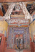 Ladakh - Alchi monastery, cortyard of the main temple entrance